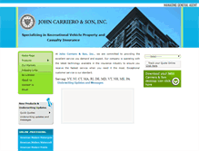 Tablet Screenshot of carriero.com
